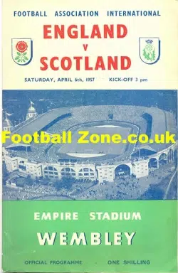 England v Scotland 1957