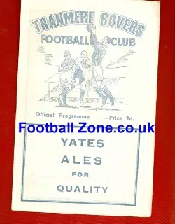 Tranmere Rovers v Port Vale 1955
