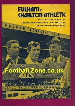 Fulham v Charlton Athletic 1975