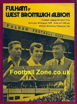 Fulham v WBA 1975