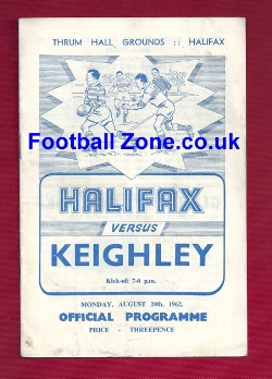 Halifax Rugby v Keighley 1962