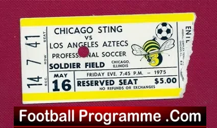 America – Chicago Sting v Los Angeles Aztecs 1975 – USA