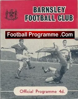 Barnsley v Reading 1964 - football programme