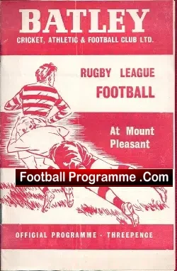 Batley Rugby v Castleford 1957