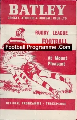 Batley Rugby v York 1959