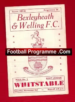 Bexleyheath Welling v Whitstable 1957