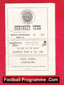 Dorchester Town v Weymouth 1952 – 1950s