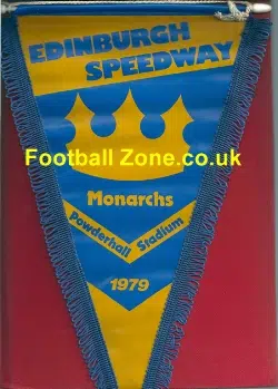 Edinburgh Monarchs Speedway Pennant 1979 - Powderhall - sports memorabilia