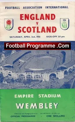 England v Scotland 1955 – Duncan Edwards First Full Cup