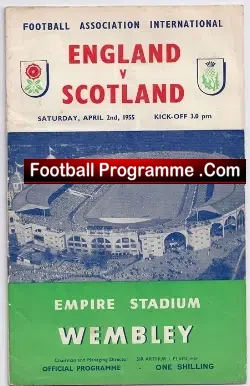 England v Scotland 1955 – Duncan Edwards Debut