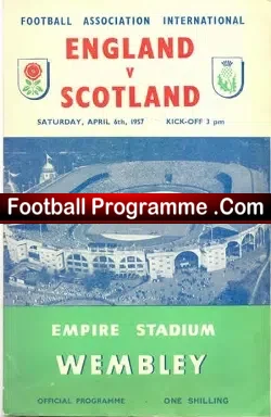 England v Scotland 1957