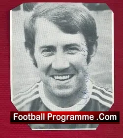 Everton Howard Kendall Signed Picture - as a Football Player - football memorabilia