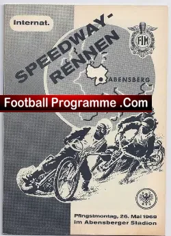 Germany Speedway Programme 1969 – Rennen