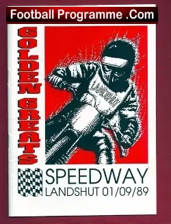 Germany Speedway Programme 1989 – Landshut Golden Greats