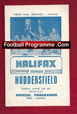 Halifax Rugby v Huddersfield 1967