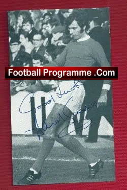 Manchester United David Sadler Autograph Picture