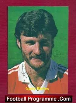 Manchester United Gary Birtles Autograph Signed Man Utd - football programme