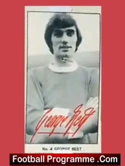 Manchester United George Best Autograph Signed Picture - football memorabilia