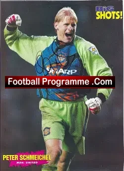 Manchester United Peter Schmeichel Signed Picture - football memorabilia