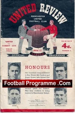 Manchester United v Cardiff City 1954