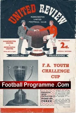 Manchester United v Newcastle United 1958 – Reserves Game