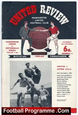 Manchester United v Nottingham Forest 1962