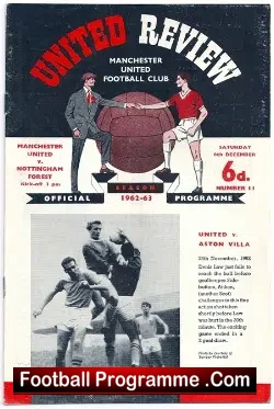 Manchester United v Nottingham Forest 1962