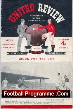 Manchester United v Portsmouth 1953
