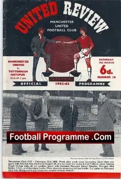 Manchester United v Tottenham 1963