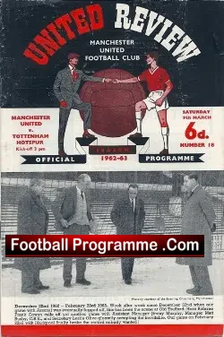 Manchester United v Tottenham 1963
