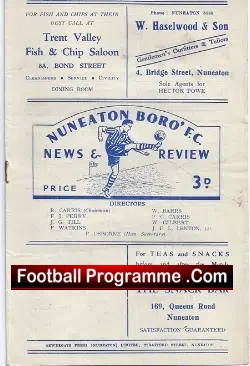 Nuneaton Borough v Brierley Hill 1950s