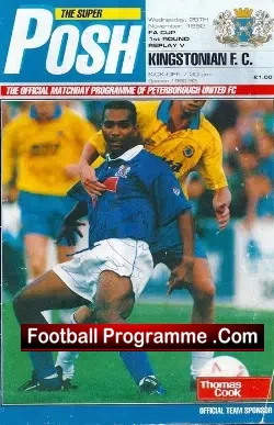Portsmouth v Kingstonian 1992 – Signed Autographed
