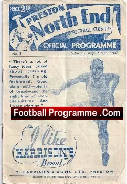 Preston North End v Middlesbrough 1947