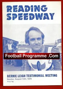 Reading Speedway Bernie Leigh Testimonial 1979