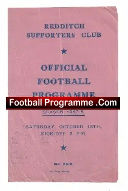Redditch United v Stafford Rangers 1947