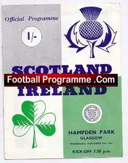 Scotland v Northern Ireland 1964