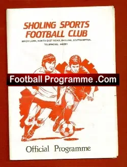 Sholing Sports v Portals Athletic 1984