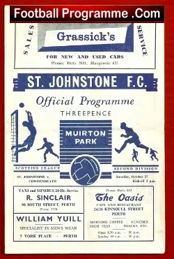 St Johnstone v Cowdenbeath 1962