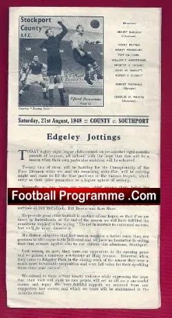 Stockport County v Southport 1948