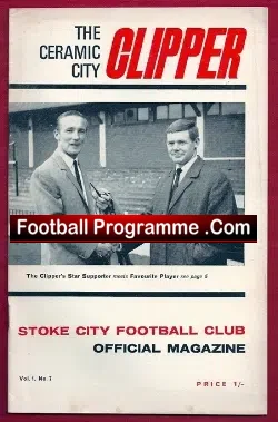 Stoke City v Southampton 1968 - football programme