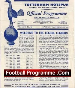 Tottenham Hotspur v Manchester United 1956