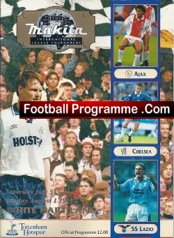 Tottenham Spurs Chelsea International Tournament 1993 – SIGNED