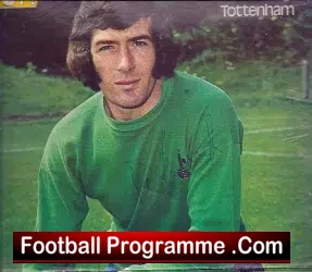 Tottenham Spurs Pat Jennings Signed Picture