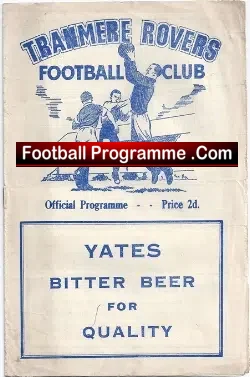 Tranmere Rovers v Accringon Stanley 1954