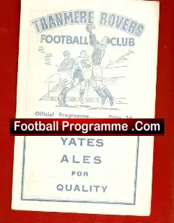 Tranmere Rovers v Port Vale 1955