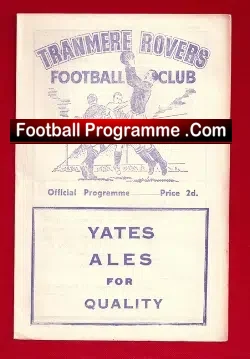 Tranmere Rovers v Stockport County 1955 – Reserves Match