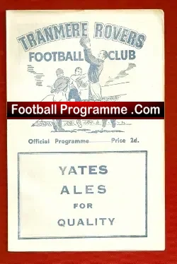 Tranmere Rovers v Wrexham 1955