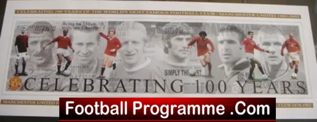1 Manchester United 100 Years Special Legends - Massive Poster