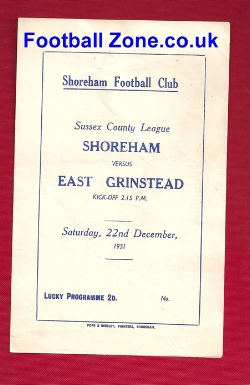 Shoreham v East Grinstead 1951