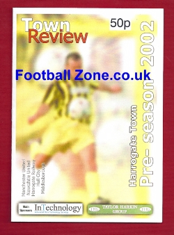 Harrogate Town v Manchester United 2002 – Pre Season